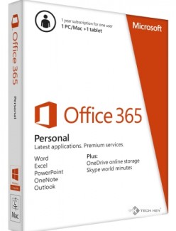 Phần mềm Office 365 Personal 32B/64 SuBscr 1YR AP AC EM Medialess (QQ2-00036)