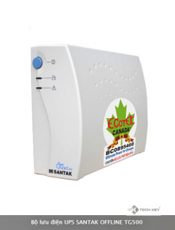 BỘ LƯU ĐIỆN UPS SANTAK OFFLINE TG500