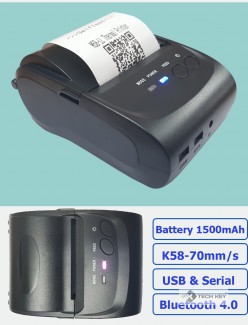 MÁY IN BILL KHÔNG DÂY MINI PRINTER POS-5802DD