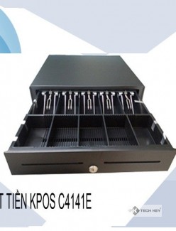 Két tiền KPOS C4141E Cash Drawer 10 ngăn giấy
